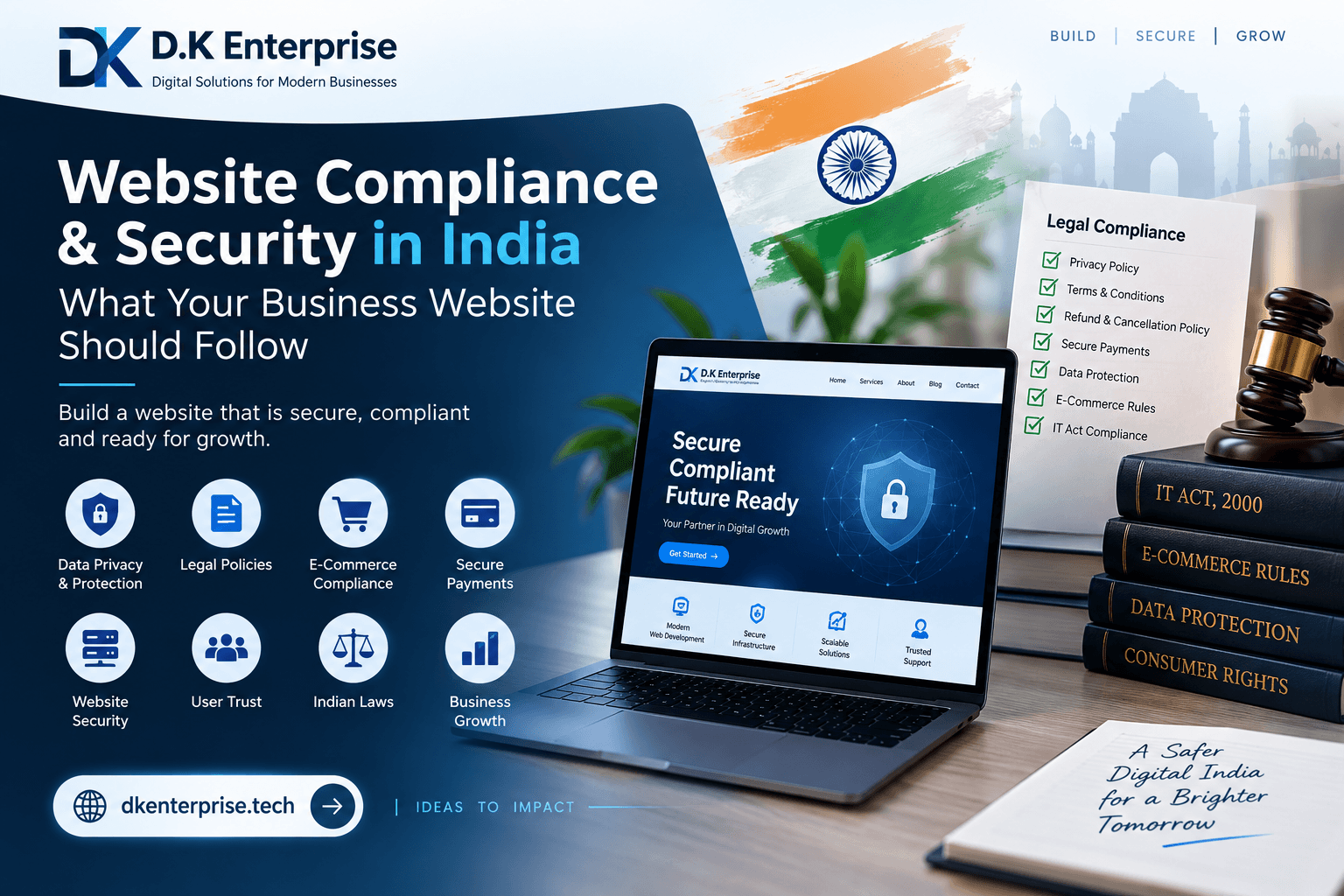 Website Compliance & Security in India: What Your Business Website Should Follow