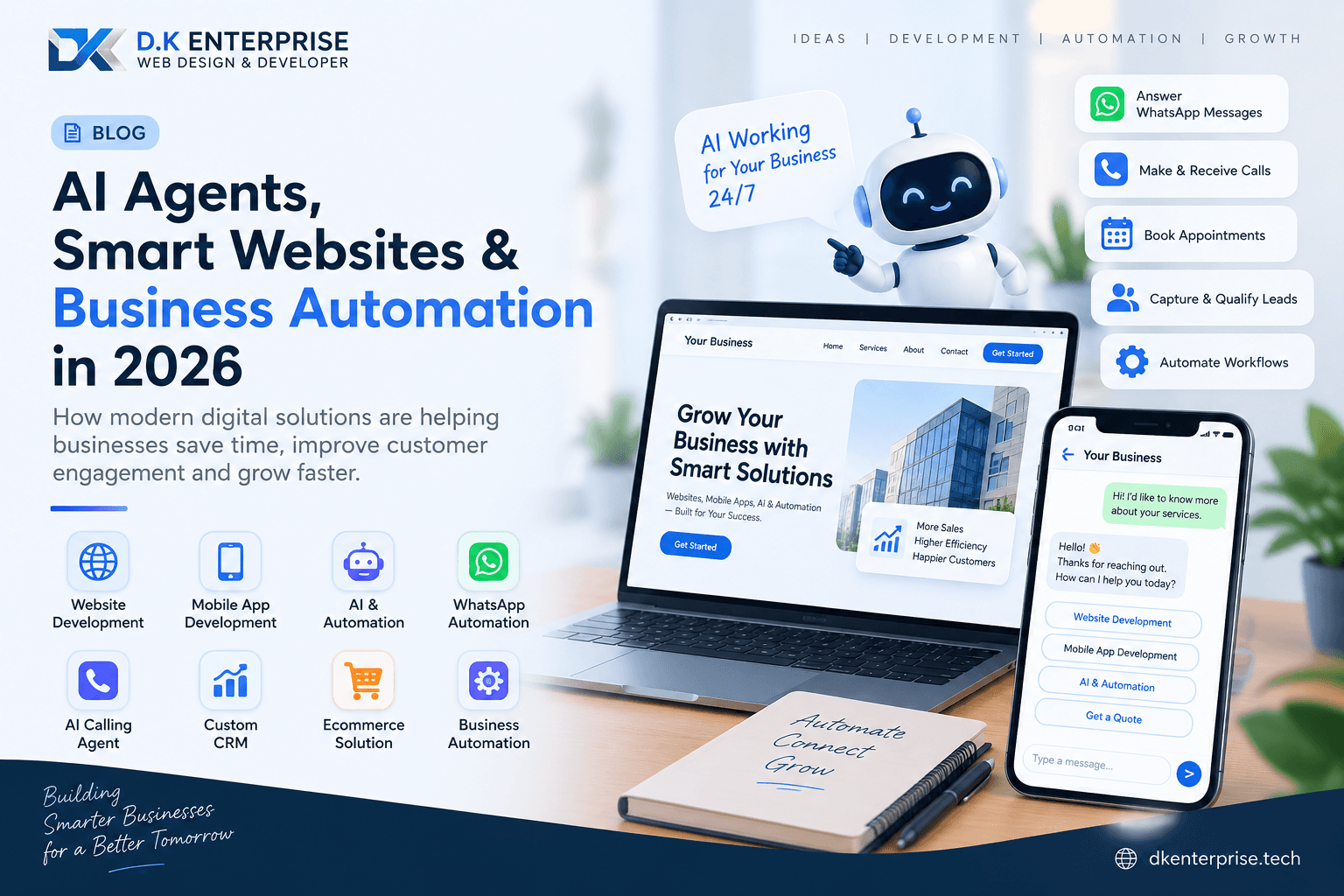 AI Agents, Smart Websites and Business Automation: What Businesses Need in 2026